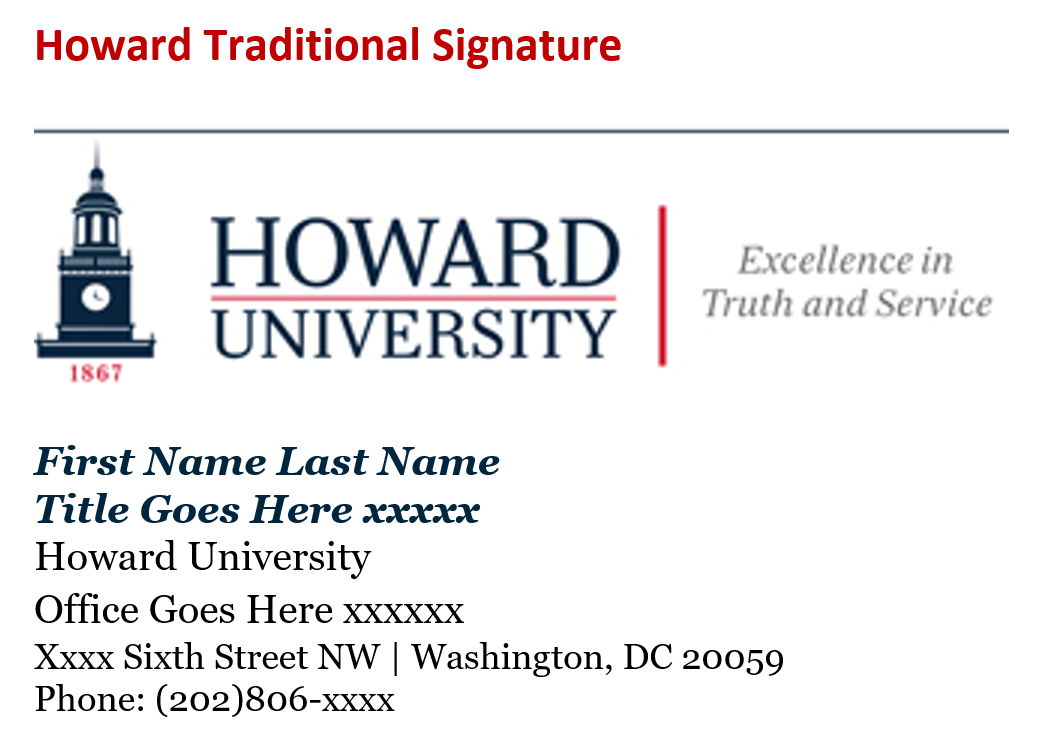 Howard Traditional Signature
